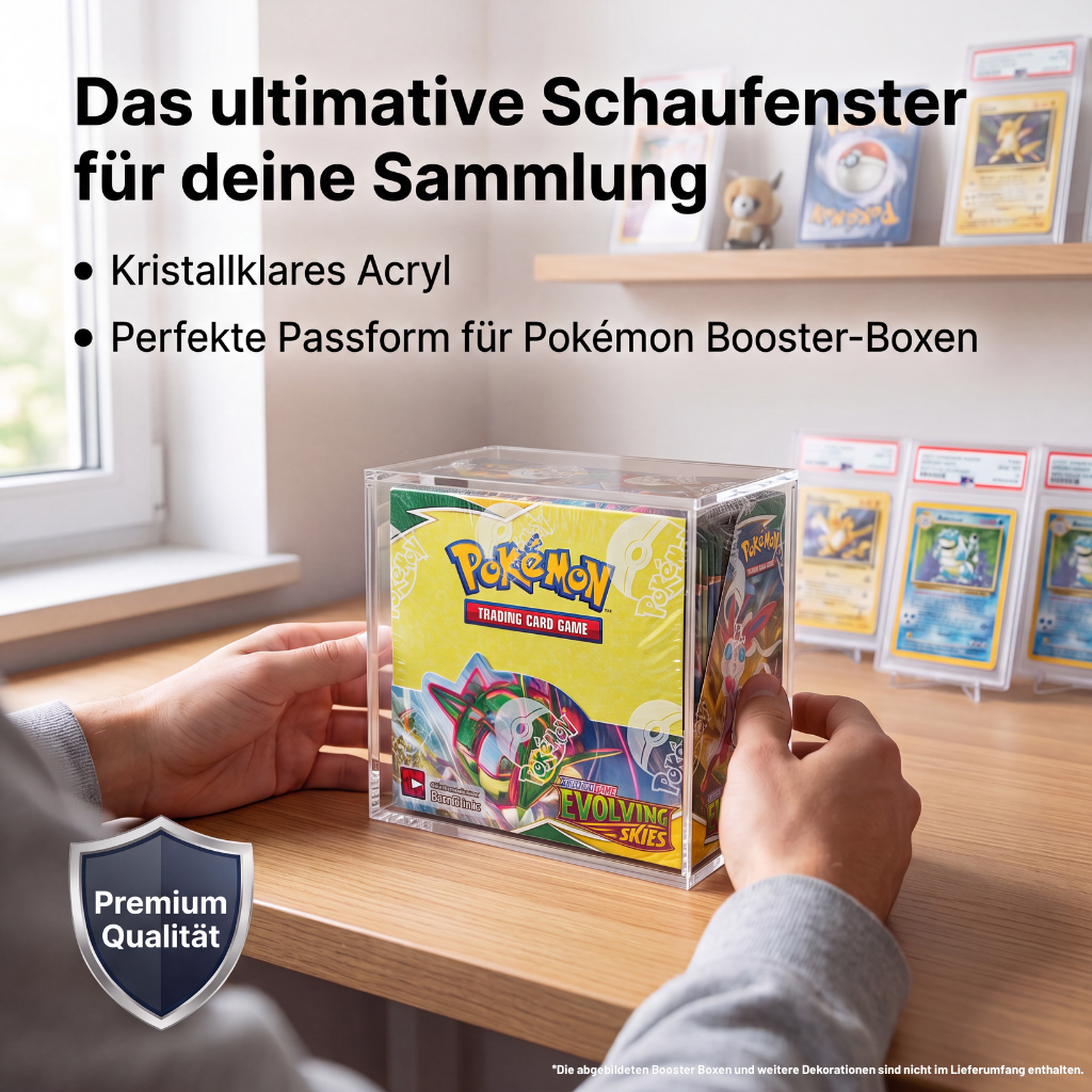 cardcosmos - Pokémon Caja acrílica para booster box