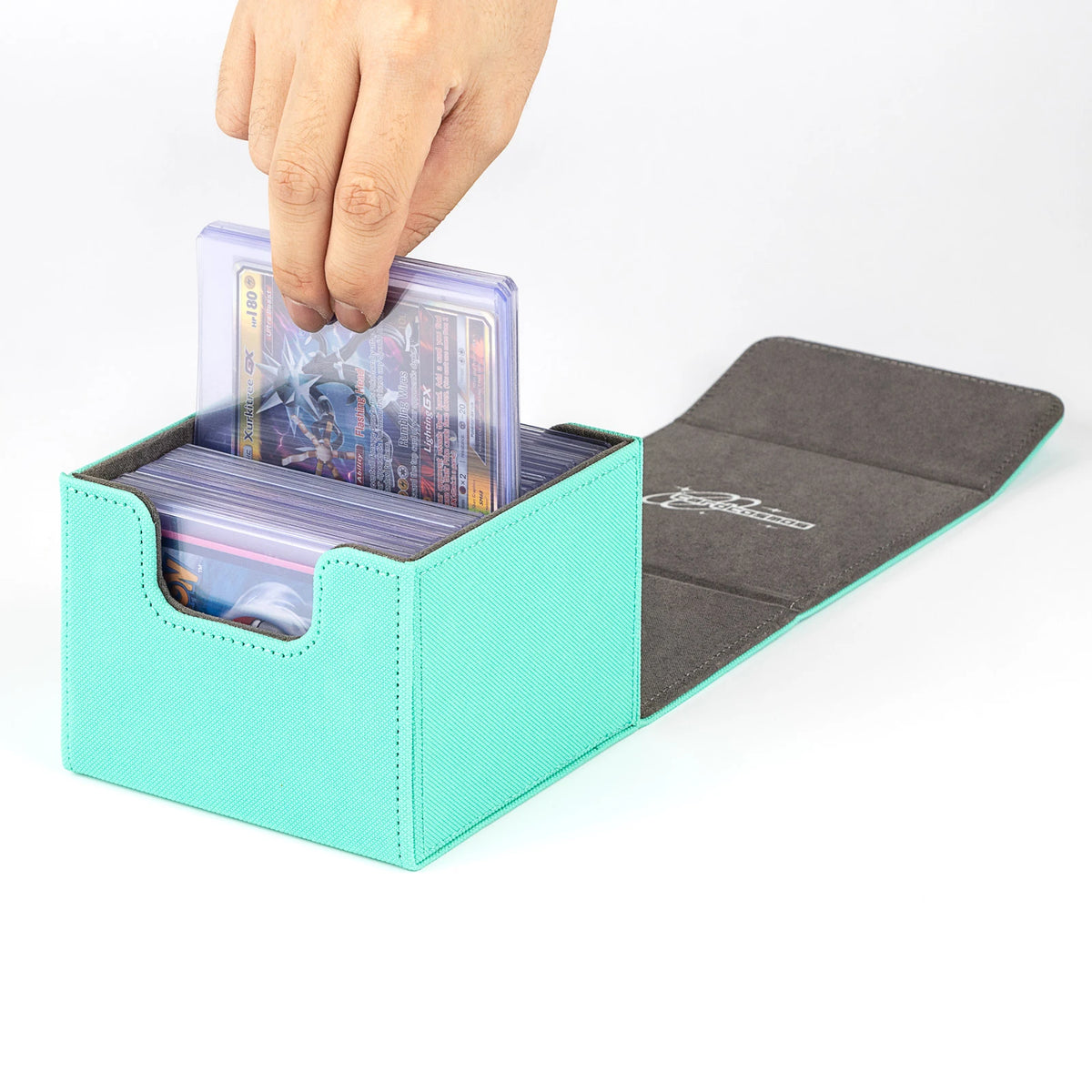 cardcosmos - Caja de entrenador élite Premium Toploader 60+ - Mint