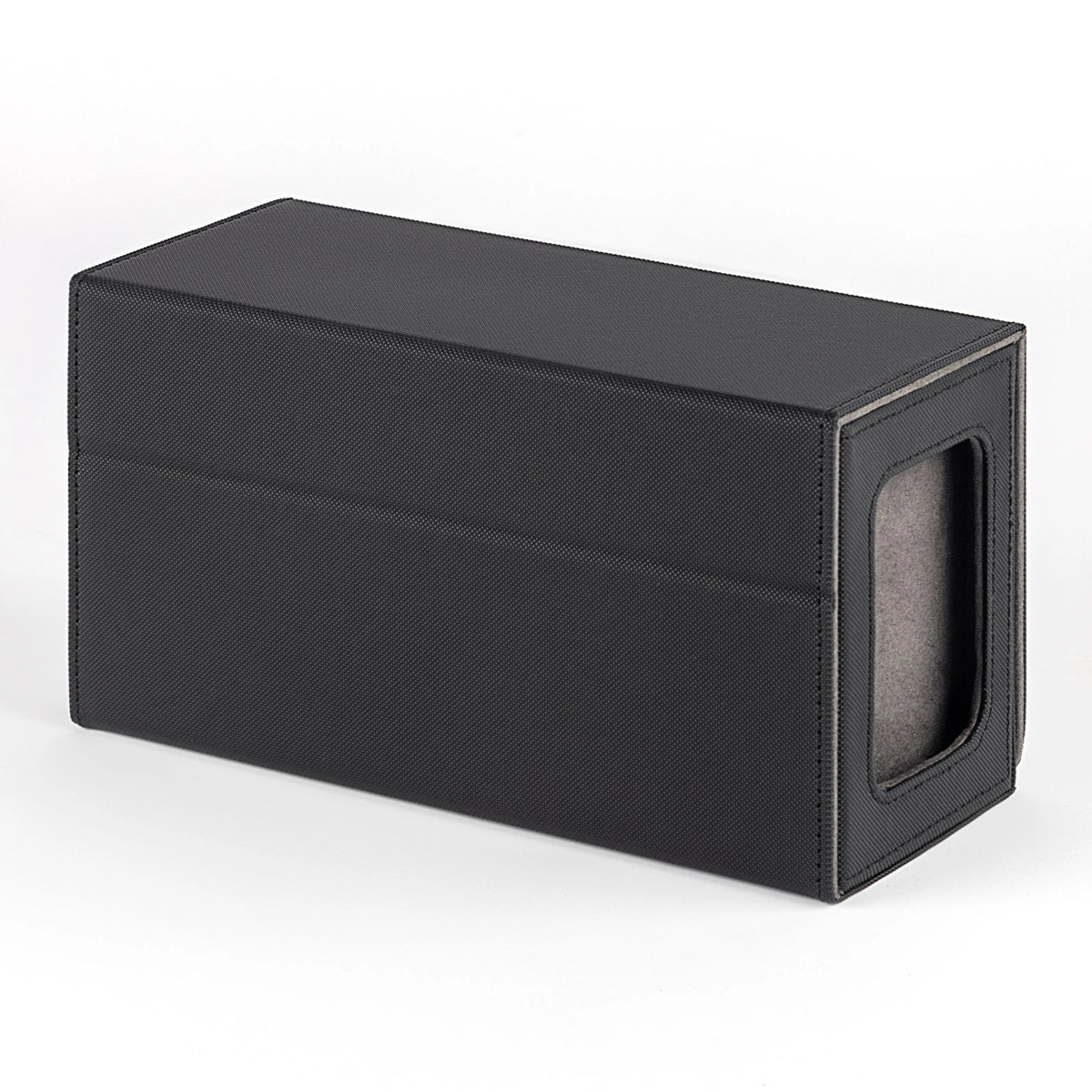 cardcosmos - Caja para mazo Premium 200+ con bandeja para Dados Negra
