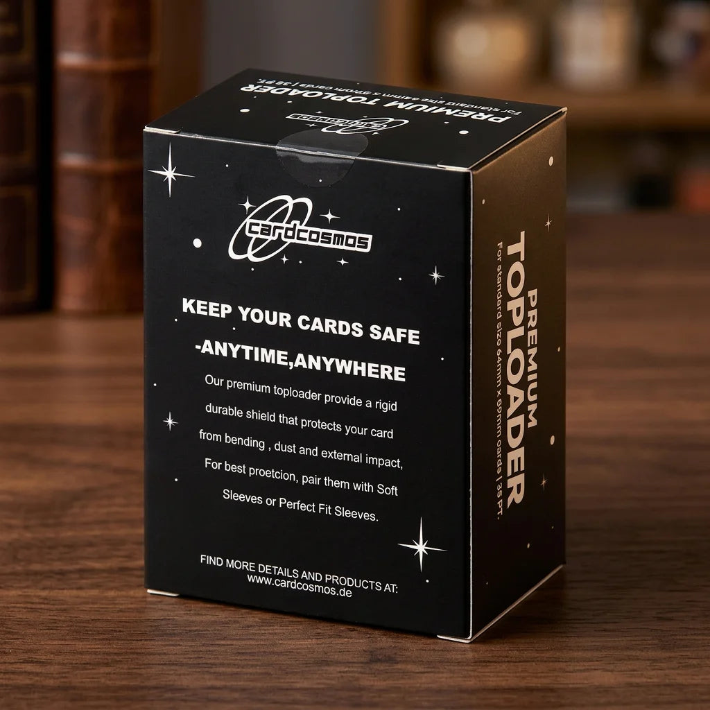 cardcosmos - Toploader premium 3" x 4" 35PT | 25 unidades