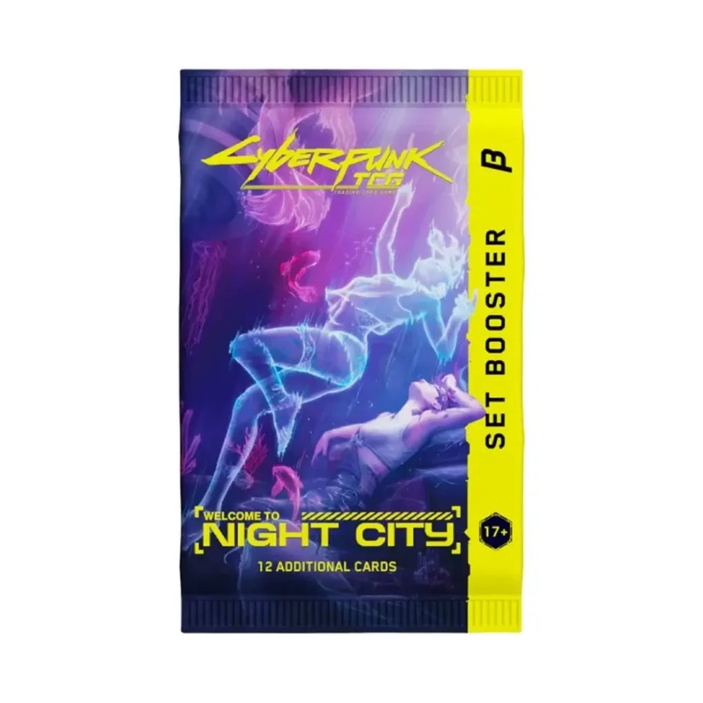 Cyberpunk TCG: Welcome to Night City Beta Sobre de mejora - Inglés