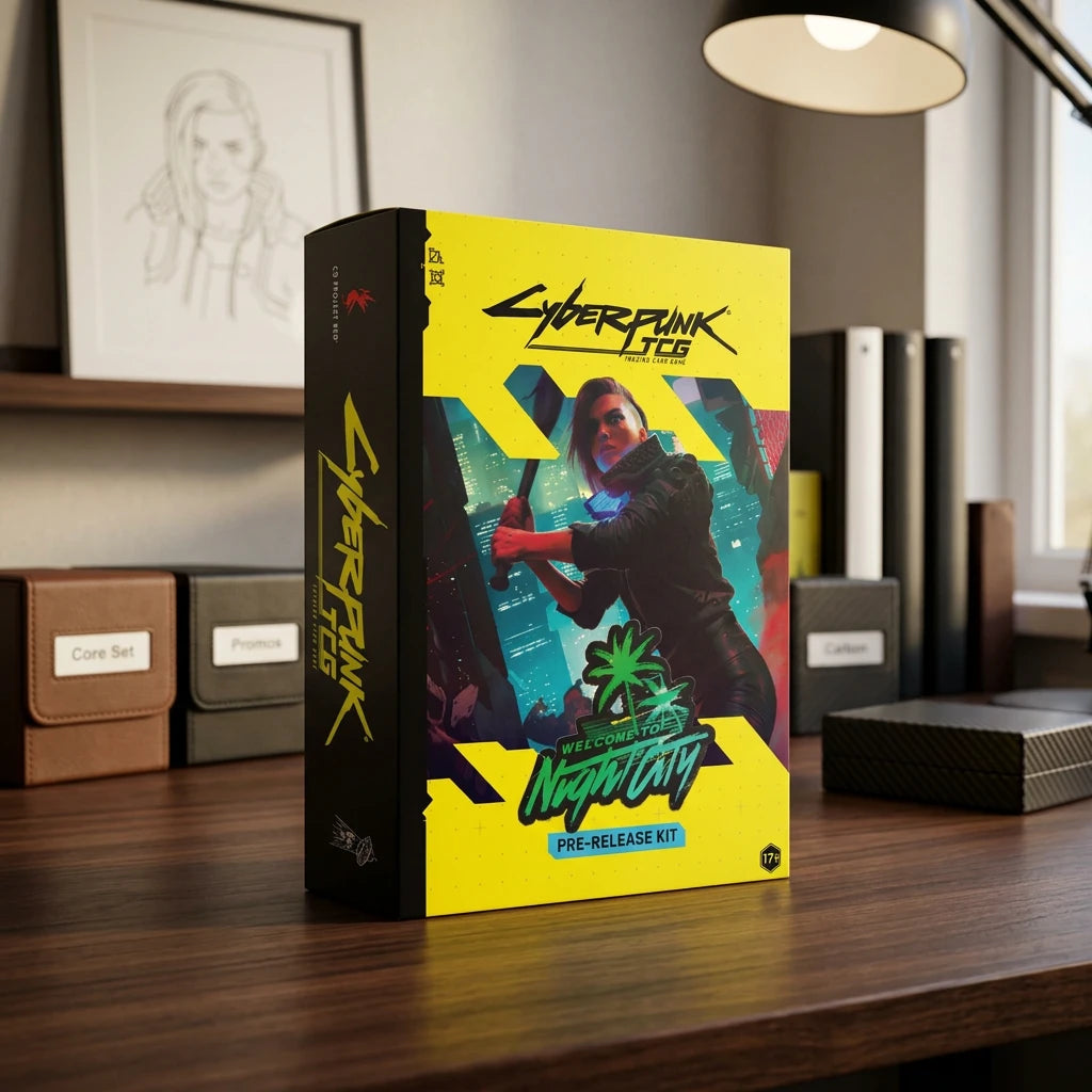 Cyberpunk TCG: Welcome to Night City Kit de pre-lanzamiento EN