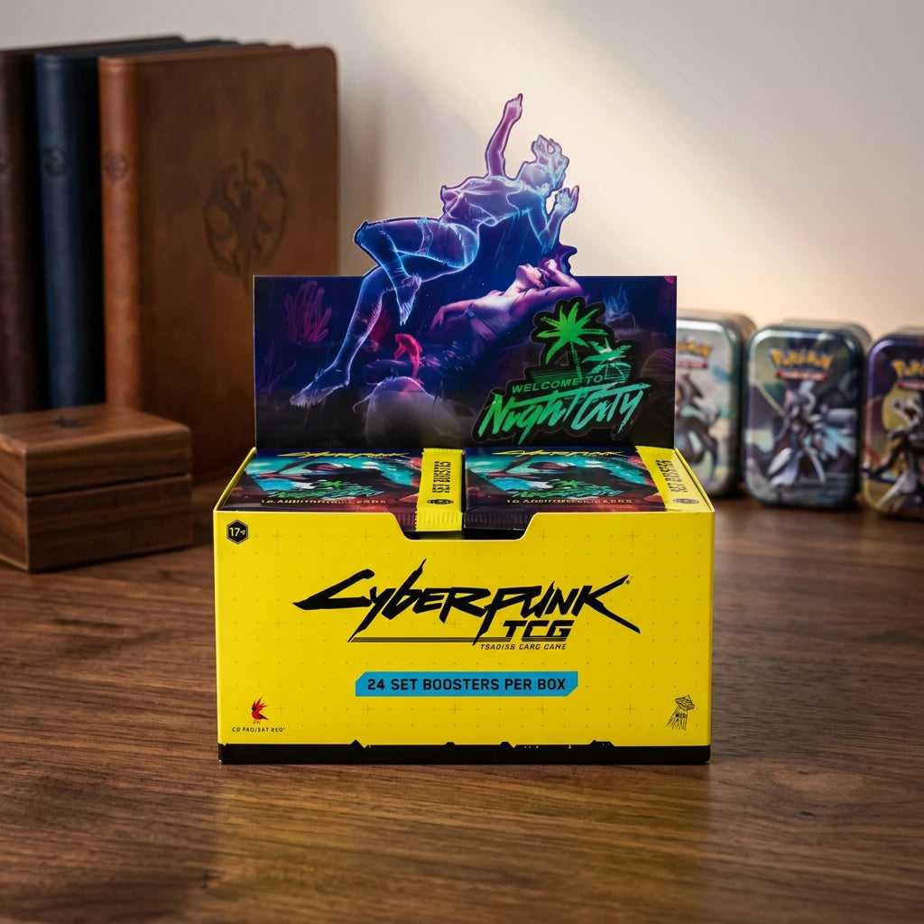 Cyberpunk TCG: Welcome to Night City Caja de sobres EN