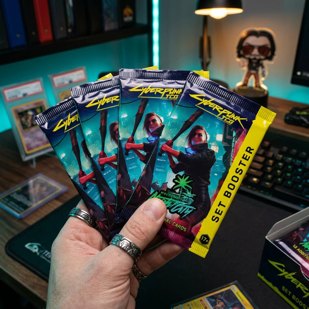 Cyberpunk TCG: Welcome to Night City Sobre de mejora - Inglés