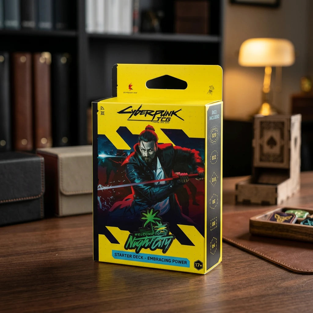 Cyberpunk TCG: Welcome to Night City Mazo inicial Embracing Power EN