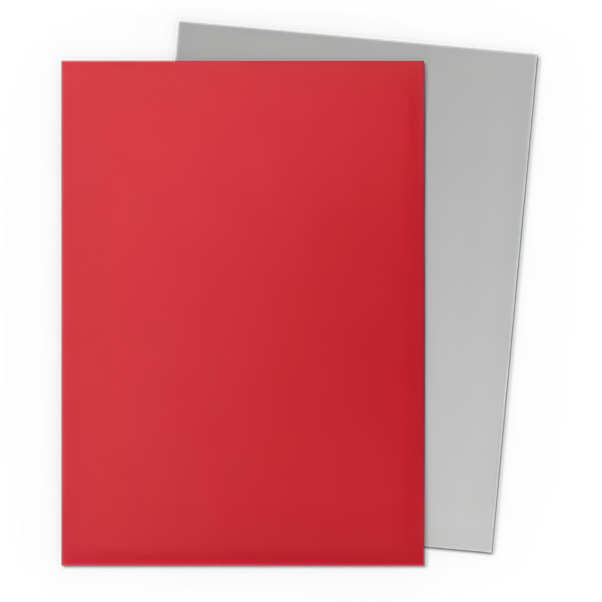 Dragon Shield Sleeves – Dual Matte Crimson & Silver (100 pieces)