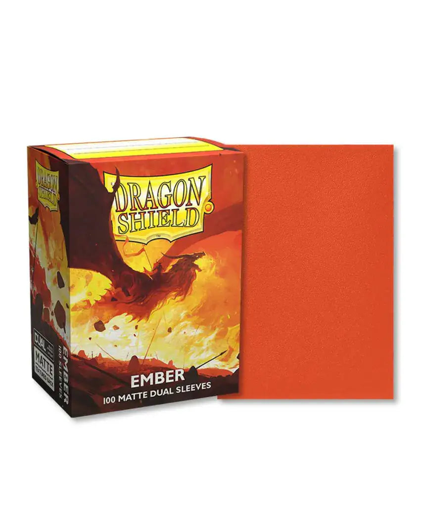 Dragon Shield Sleeves – Dual Matte Ember (100 Stück)