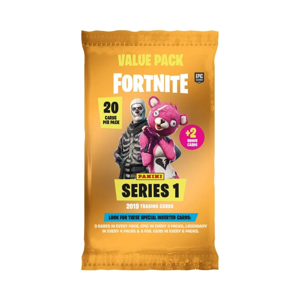 Panini - Fortnite Series 1 Pack de valor - Inglés