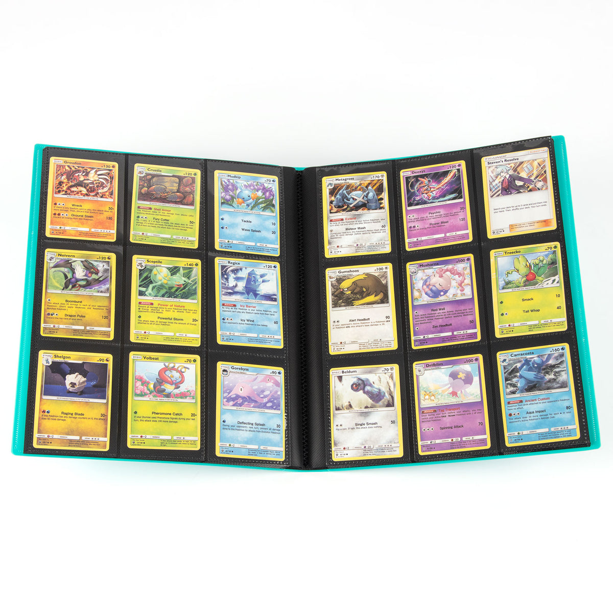 cardcosmos - Carpeta básica con correa 9 bolsillos - Mint