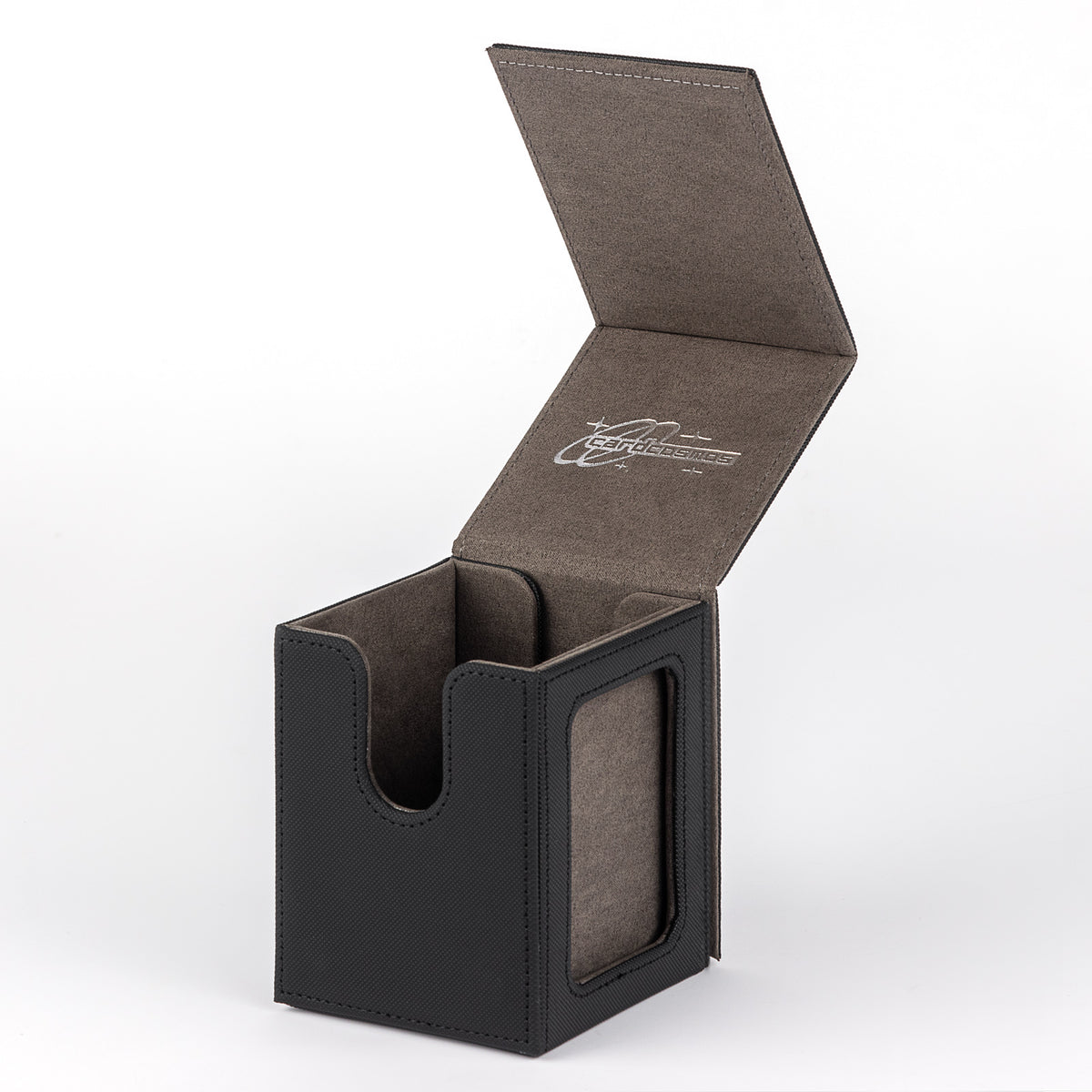 cardcosmos - 100+ Commander Deck Box with window - Black