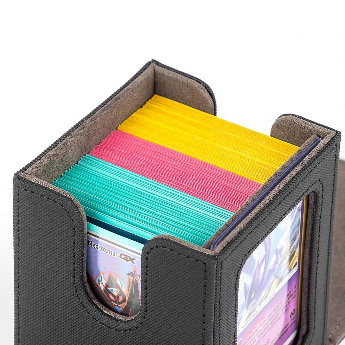 cardcosmos - 100+ Commander Deck Box with window - Black
