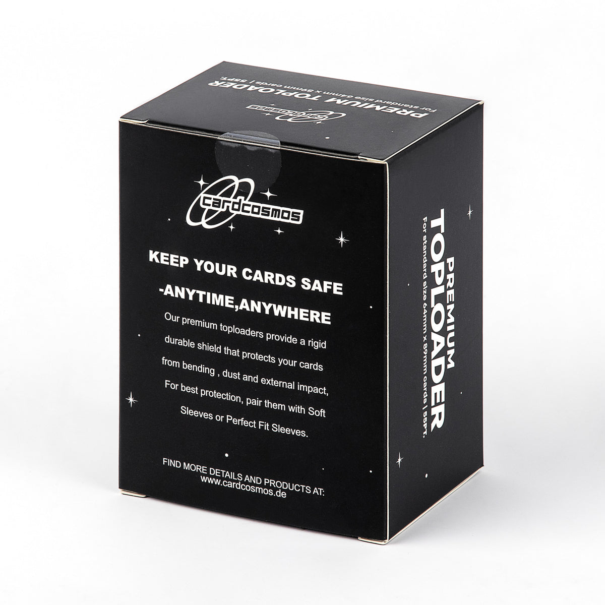 cardcosmos - Toploader premium 3" x 4" 55PT | 25 unidades