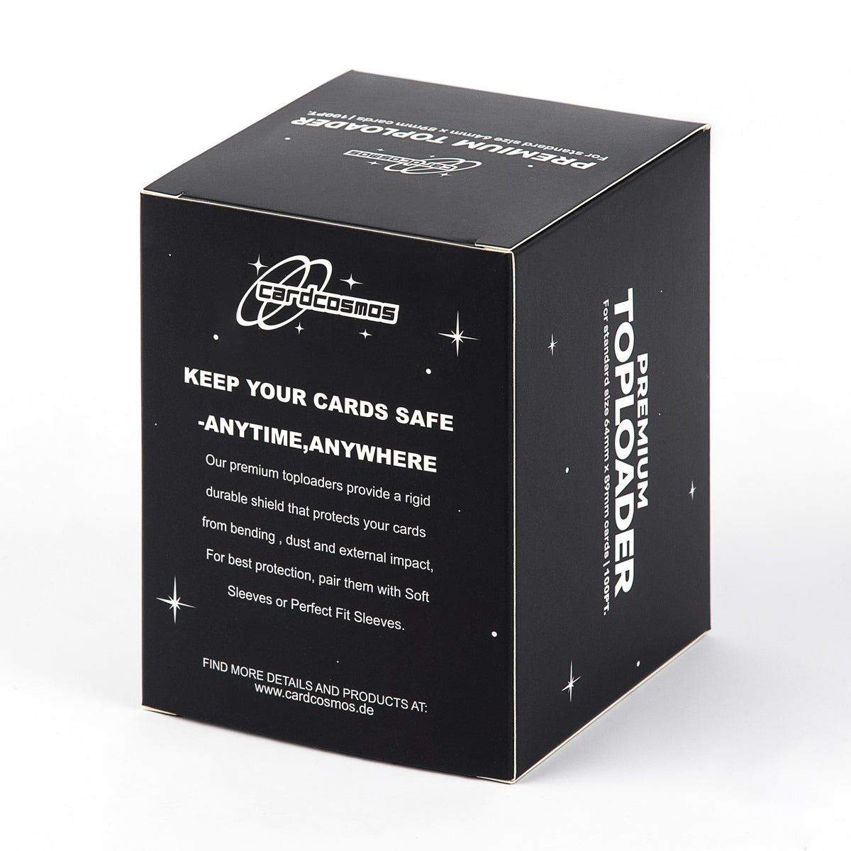 cardcosmos - Toploader premium 3" x 4" 100PT | 25 unidades