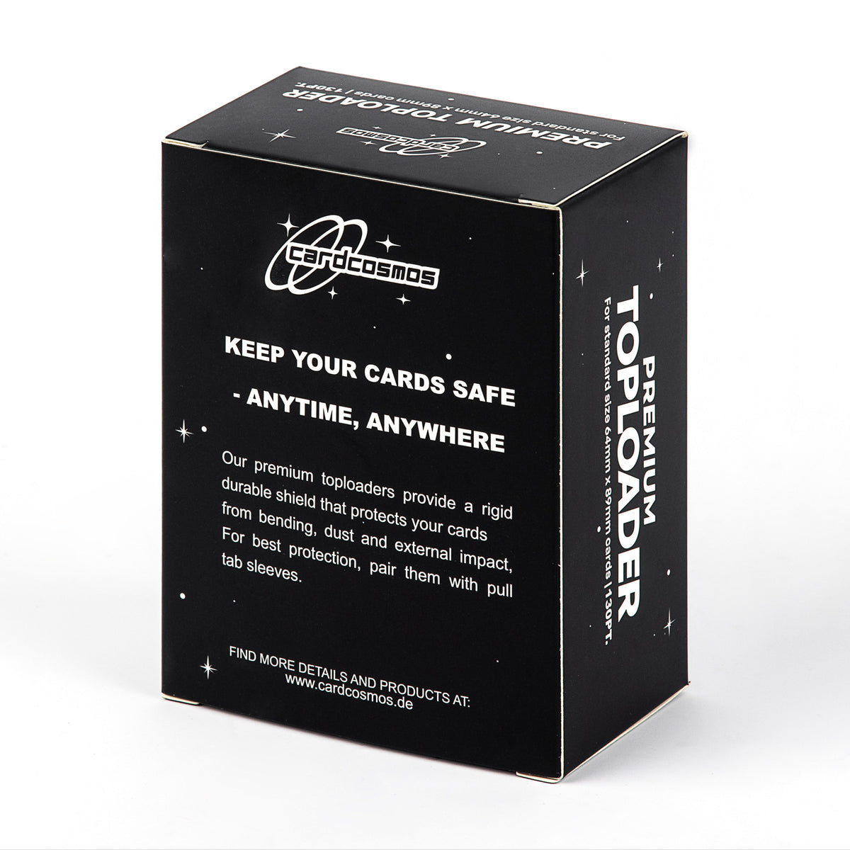 cardcosmos - Toploader premium 3" x 4" 130PT | 10 unidades