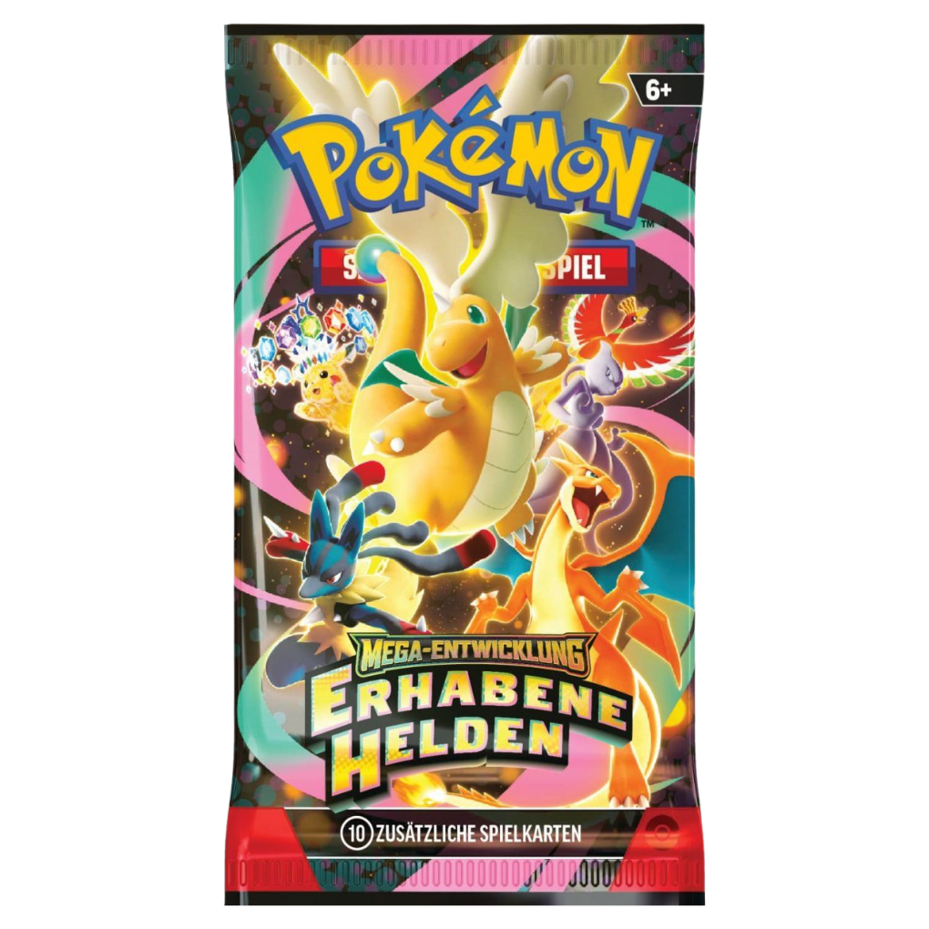 Pokémon - Mega-Entwicklung Erhabene Helden Sobre de mejora - Alemán