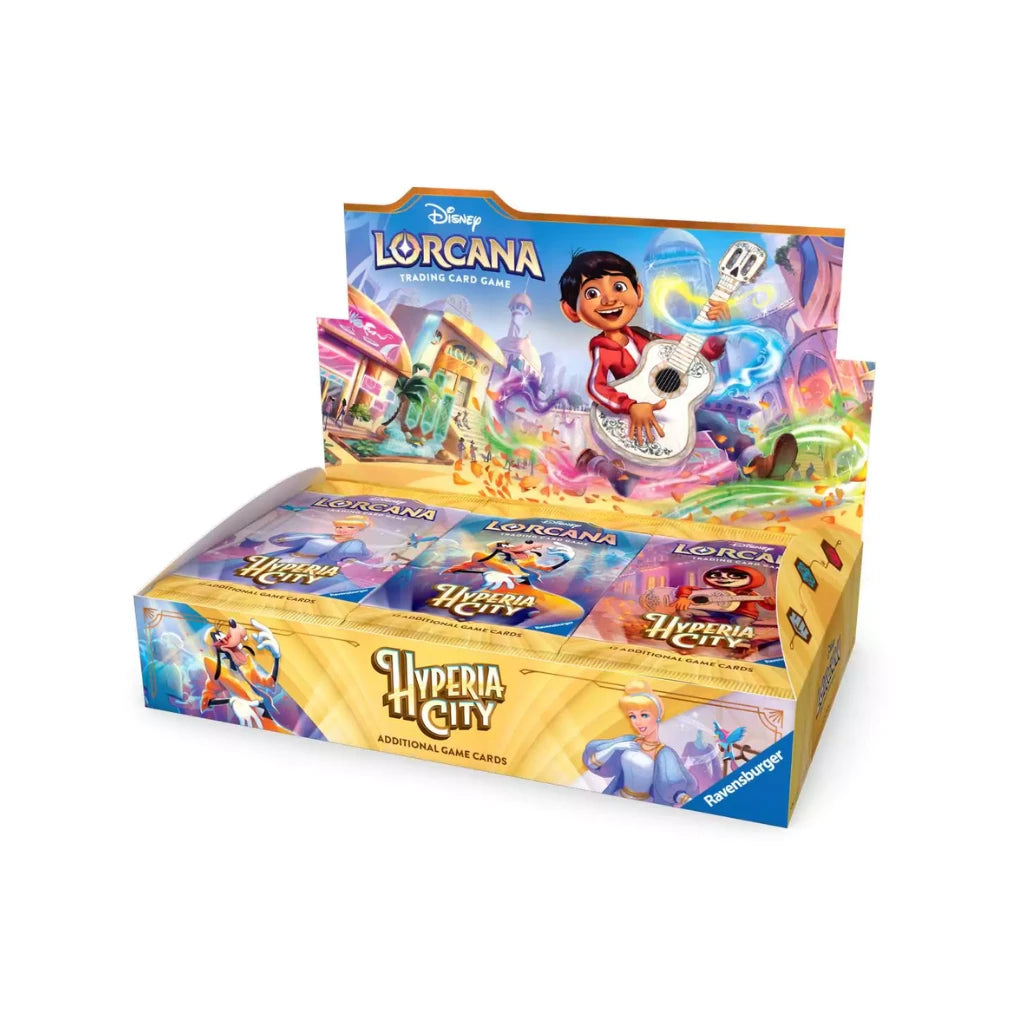 Disney Lorcana - The City of Hyperia Display de sobres - Inglés
