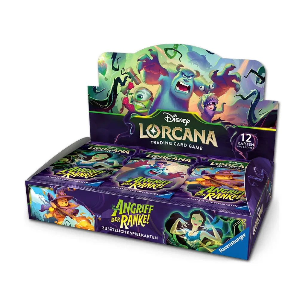 Disney Lorcana - Angriff der Ranke Display de sobres - Alemán