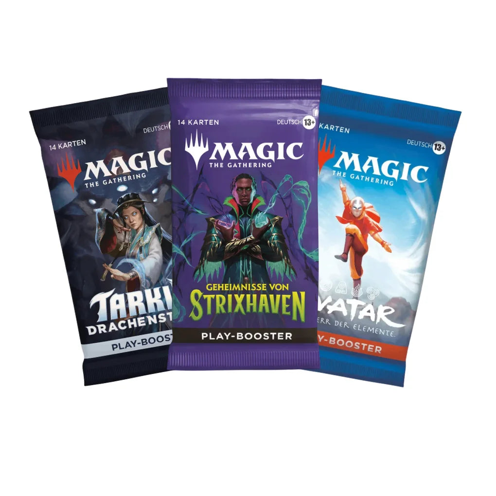 Magic: The Gathering Mystery Play Booster Set German – 3 Different Random Boosters