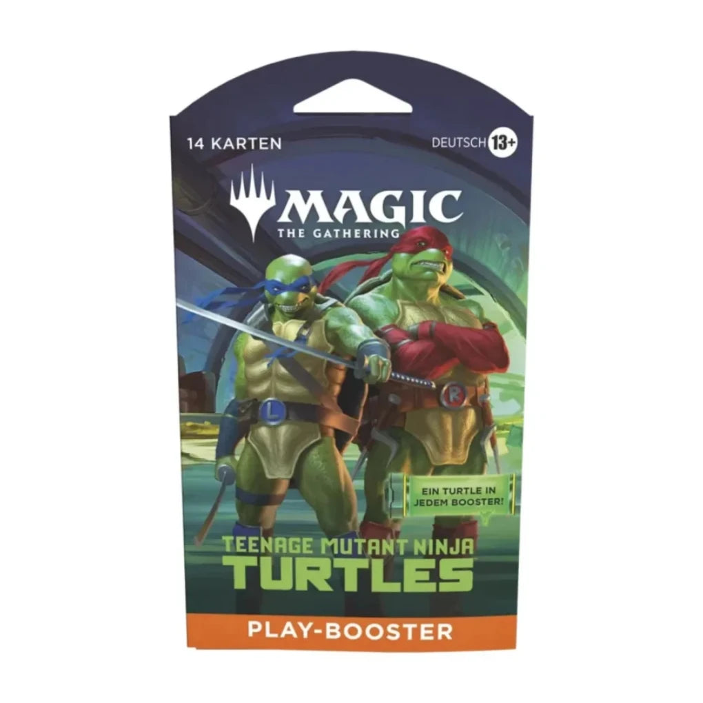 MTG - Teenage Mutant Ninja Turtles Sleeved Play-Booster - Alemán