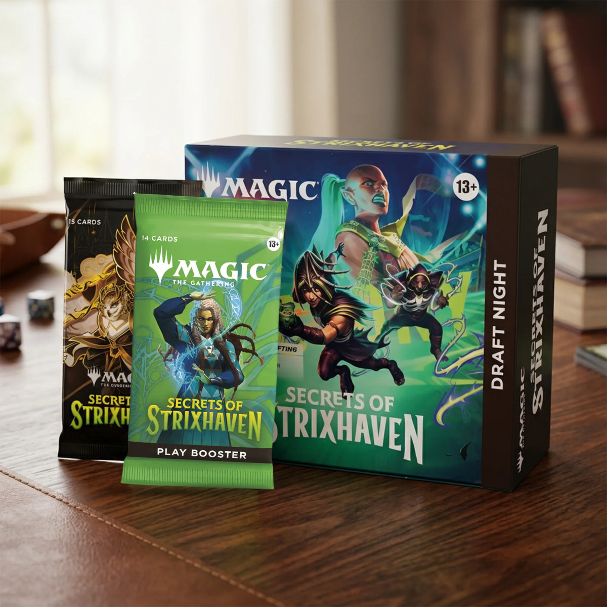 Magic: The Gathering - Secrets of Strixhaven Draft Night box - Inglés