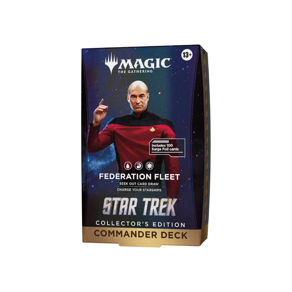Magic: The Gathering - Star Trek Mazo commander Flota de la Federación Edición de coleccionista - Inglés  