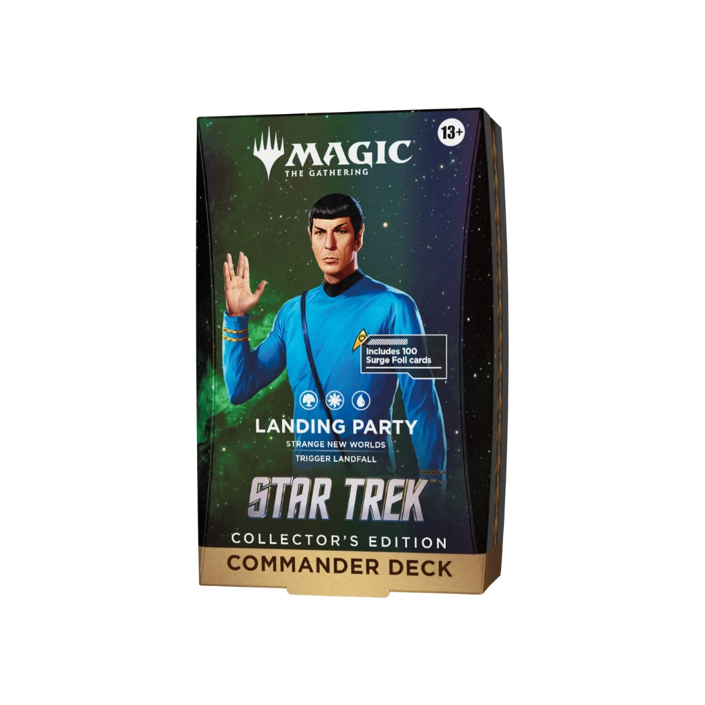 Magic: The Gathering - Star Trek Mazo commander Grupo de aterrizaje Edición de coleccionista - Inglés  
