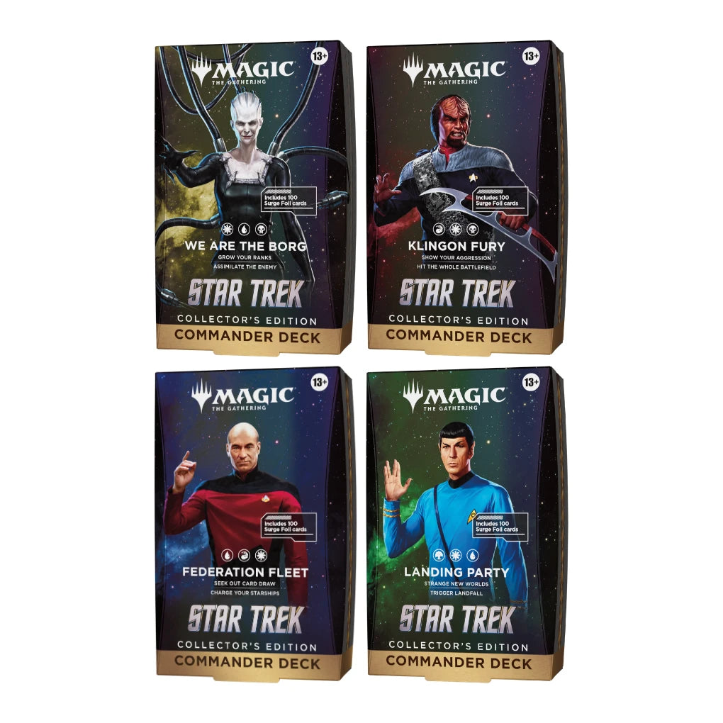 Magic: The Gathering - Star Trek Set de mazos commander Edición de coleccionista - Inglés  