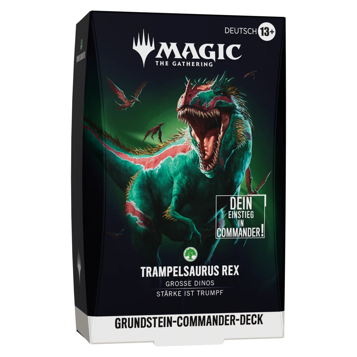 Magic: The Gathering - Grundstein Commander Deck Trampelsaurus Rex - DE