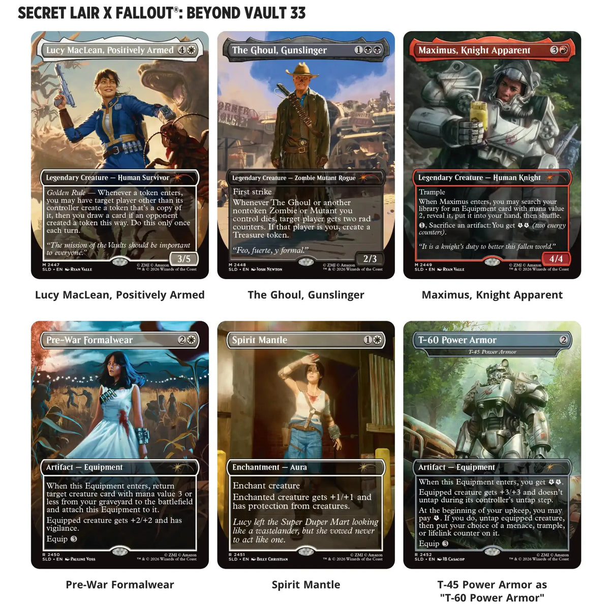 Magic: The Gathering - Secret Lair x Fallout Beyond Vault 33 - EN