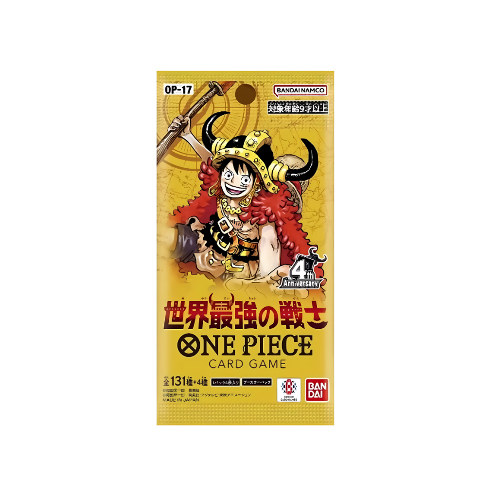 One Piece Card Game - Caja de sobres OP17 Los guerreros más fuertes del mundo - Japonés