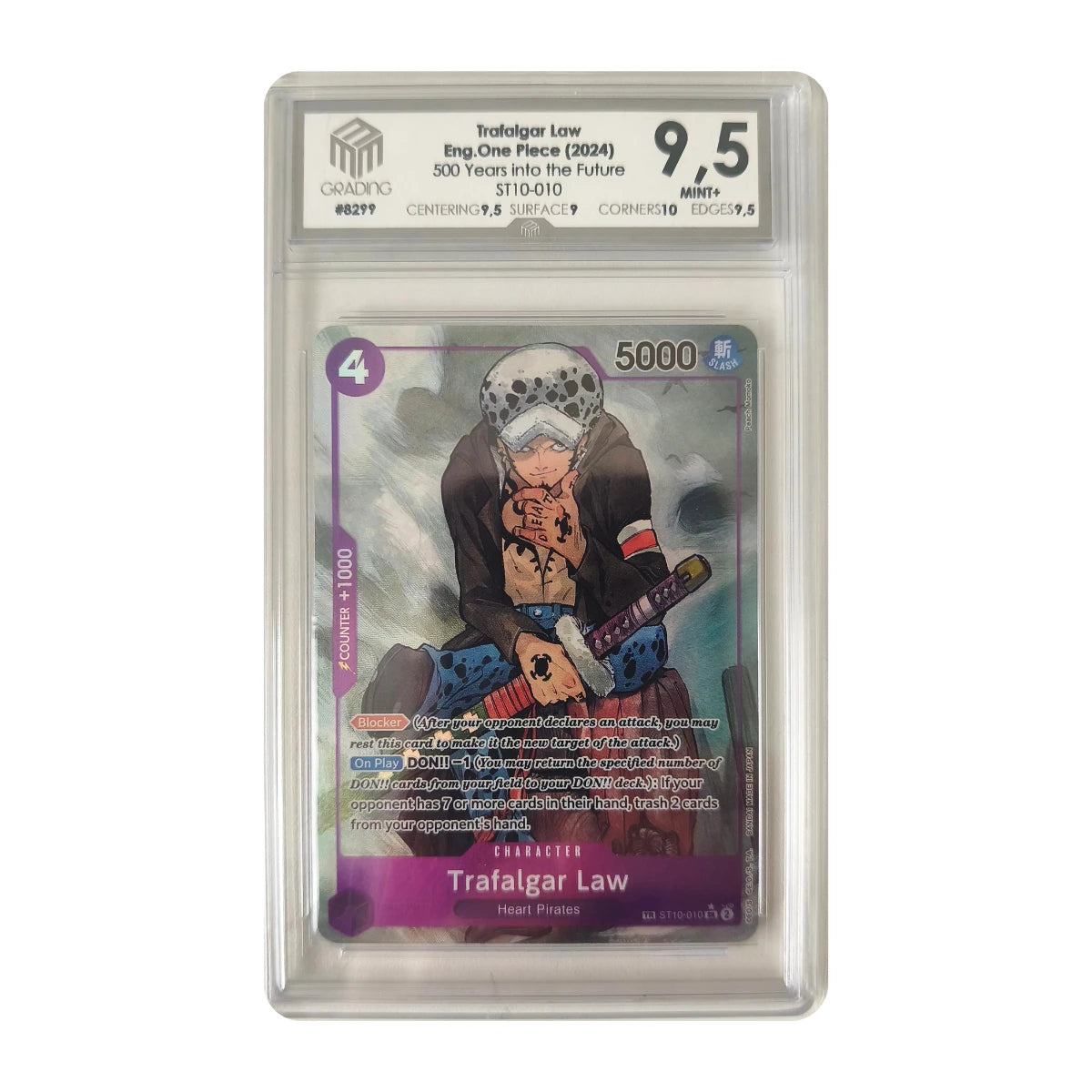 One Piece - Trafalgar Law ST10-010 (500 Years into the Future) – Grading M3 9.5 Mint+