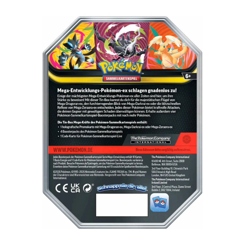 Pokémon - Mega-Entwicklung Tin Box #131 Mega-Darkrai-ex - DE