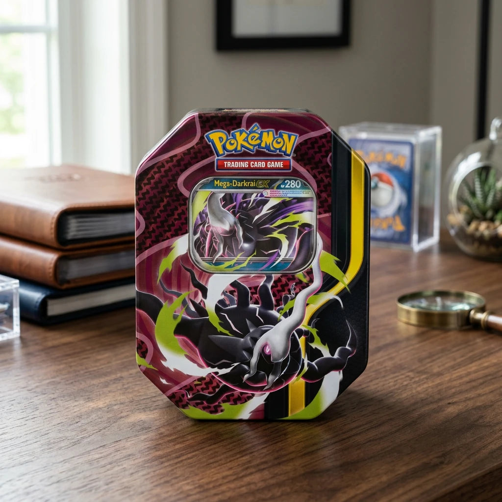 Pokémon - Mega-Entwicklung Lata metálica #131 Mega-Darkrai-ex - Alemán