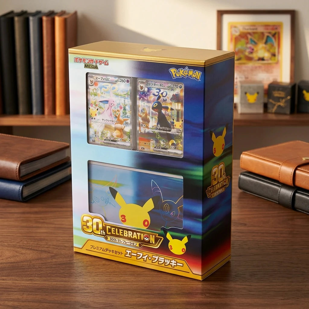 Pokémon - 30th Celebration Premium Deck Set Espeon & Umbreon - Japonés