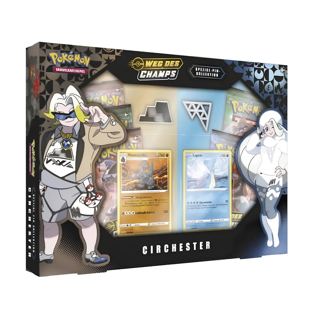 Pokémon - Weg des Champs Caja colección especial con pin Circhester - Alemán