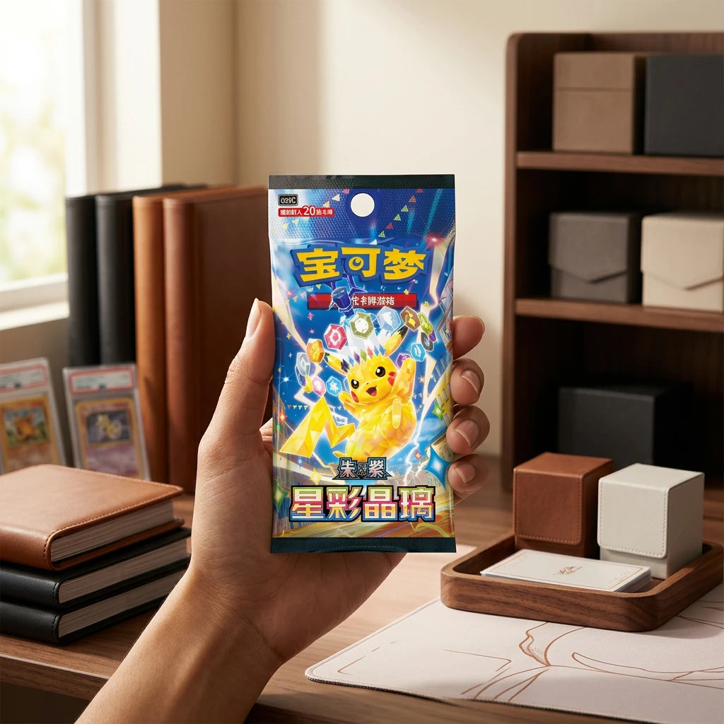 Pokémon - Caja de sobres Jumbo Cristal Estelar CSV9C - Chino  