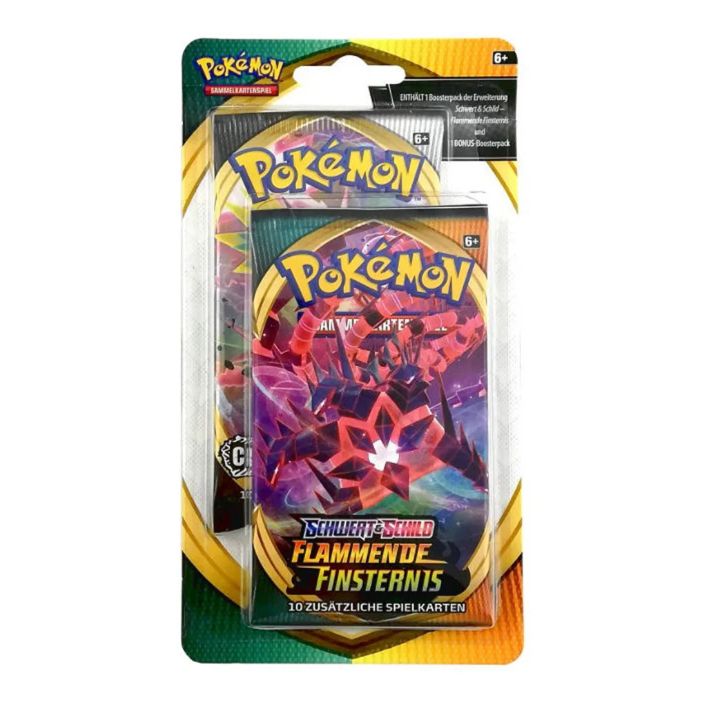 Pokémon Flammende Finsternis & Clash der Rebellen Blíster 2-Pack - Alemán