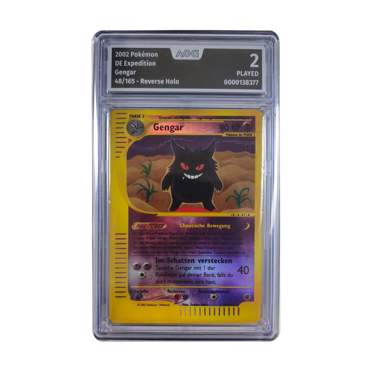 Pokémon - Gengar Reverse holo #48/165 (Expedition) – AOG 2 Jugada