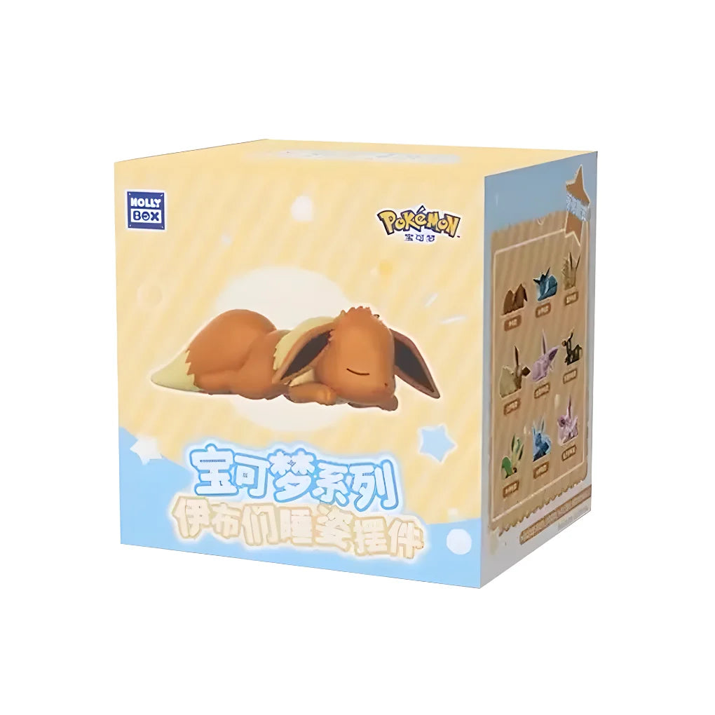 Pokémon Eeveelutions Sleeping Series Caja ciega – Figura coleccionable de Evoli y evoluciones