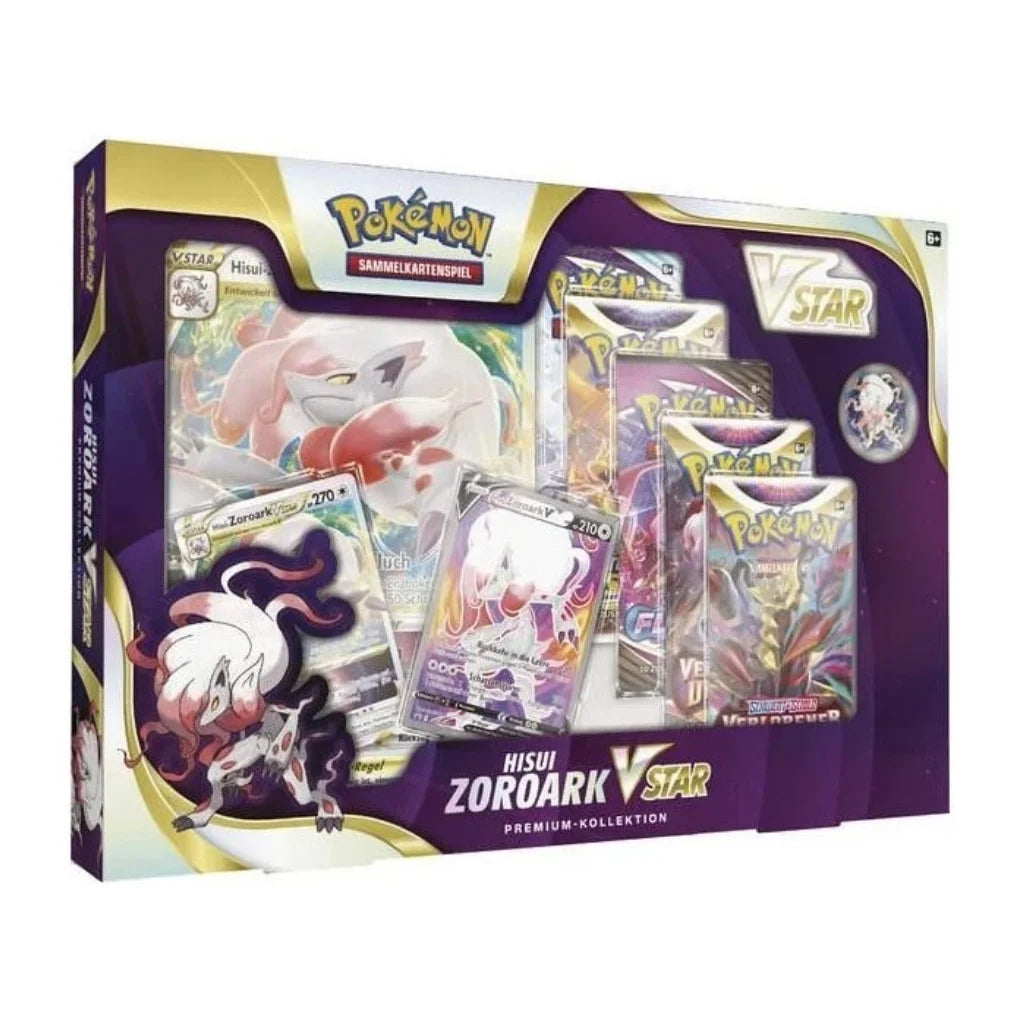 Pokémon - Hisui-Zoroark-VSTAR Caja colección premium - Alemán
