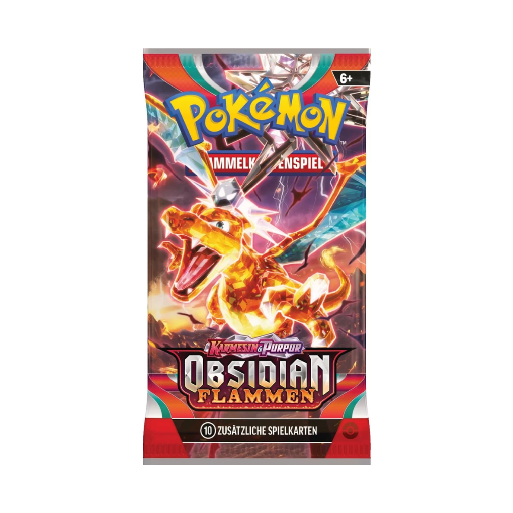 Pokémon - Karmesin & Purpur Obsidianflammen Caja de sobres - Alemán