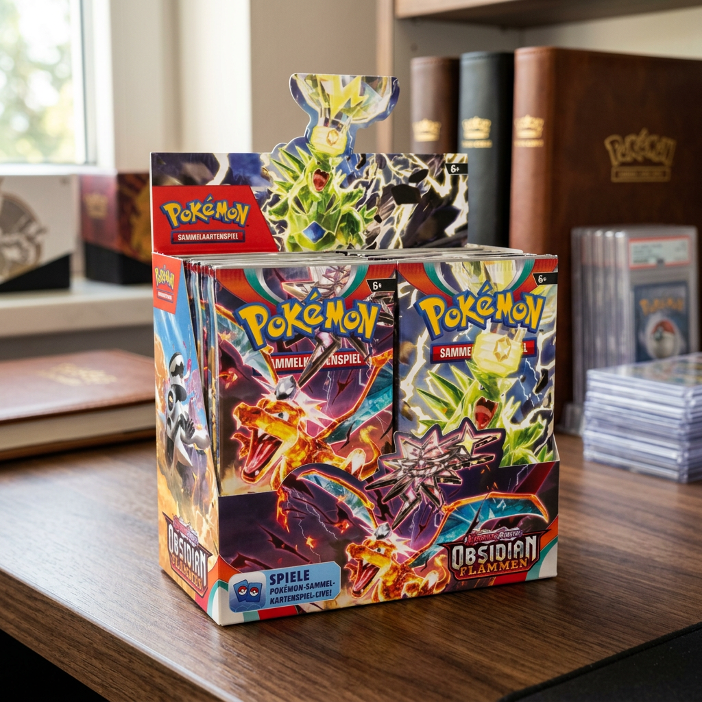 Pokémon - Obsidianflammen Caja de sobres - Alemán