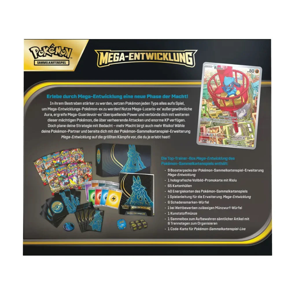 Pokémon - ME01 Lucario Elite Trainer Box - German