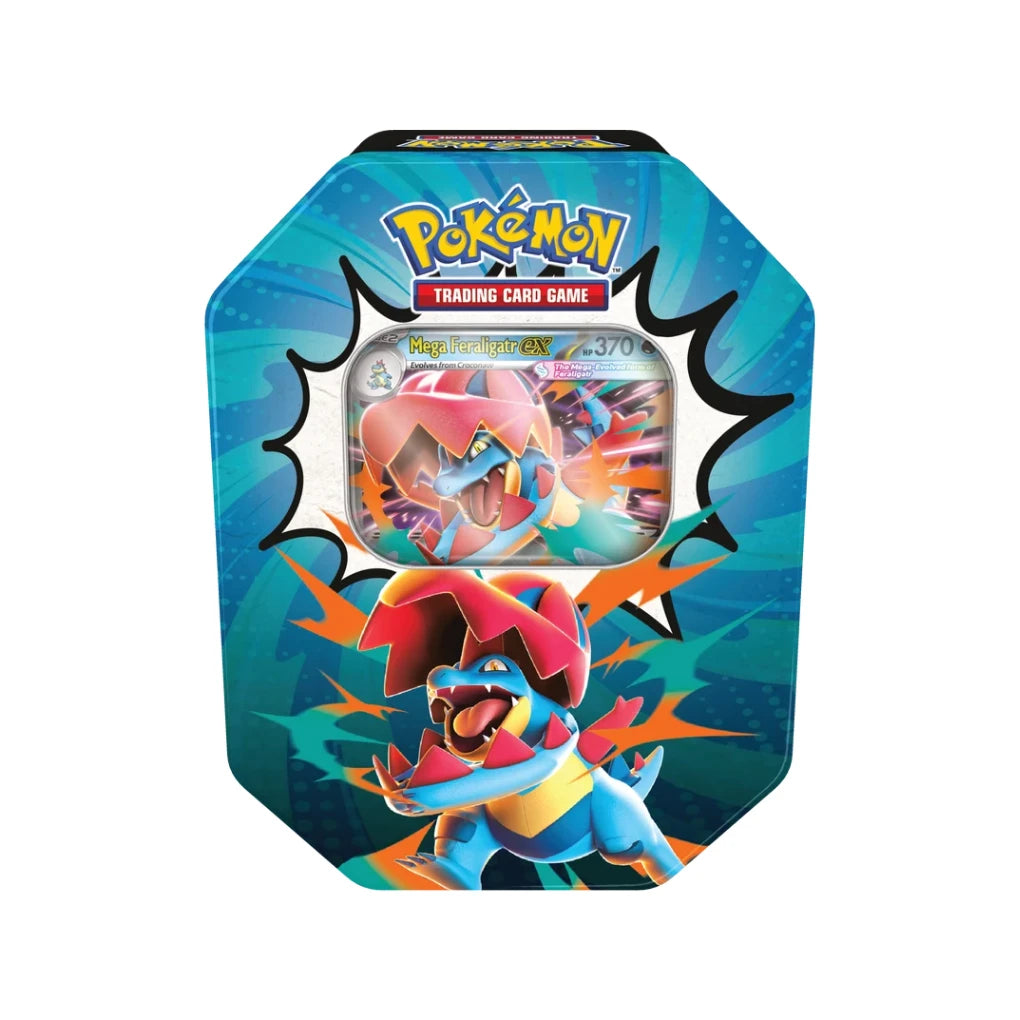 Pokémon - Ascended Heroes Mega Feraligatr ex Lata - Inglés