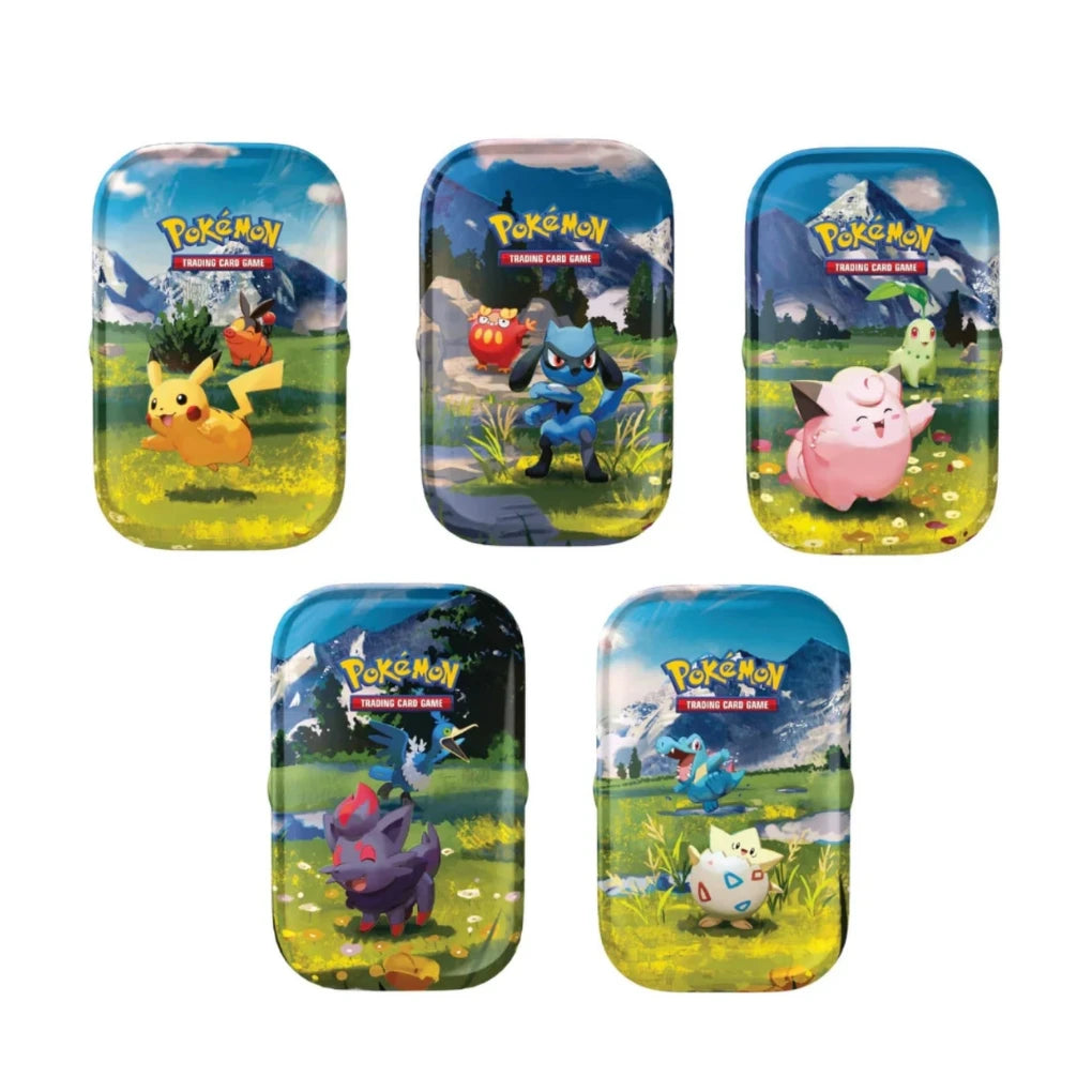 Pokémon - Mini lata Mega Evolution Ascended Heroes (diseño aleatorio) - Inglés