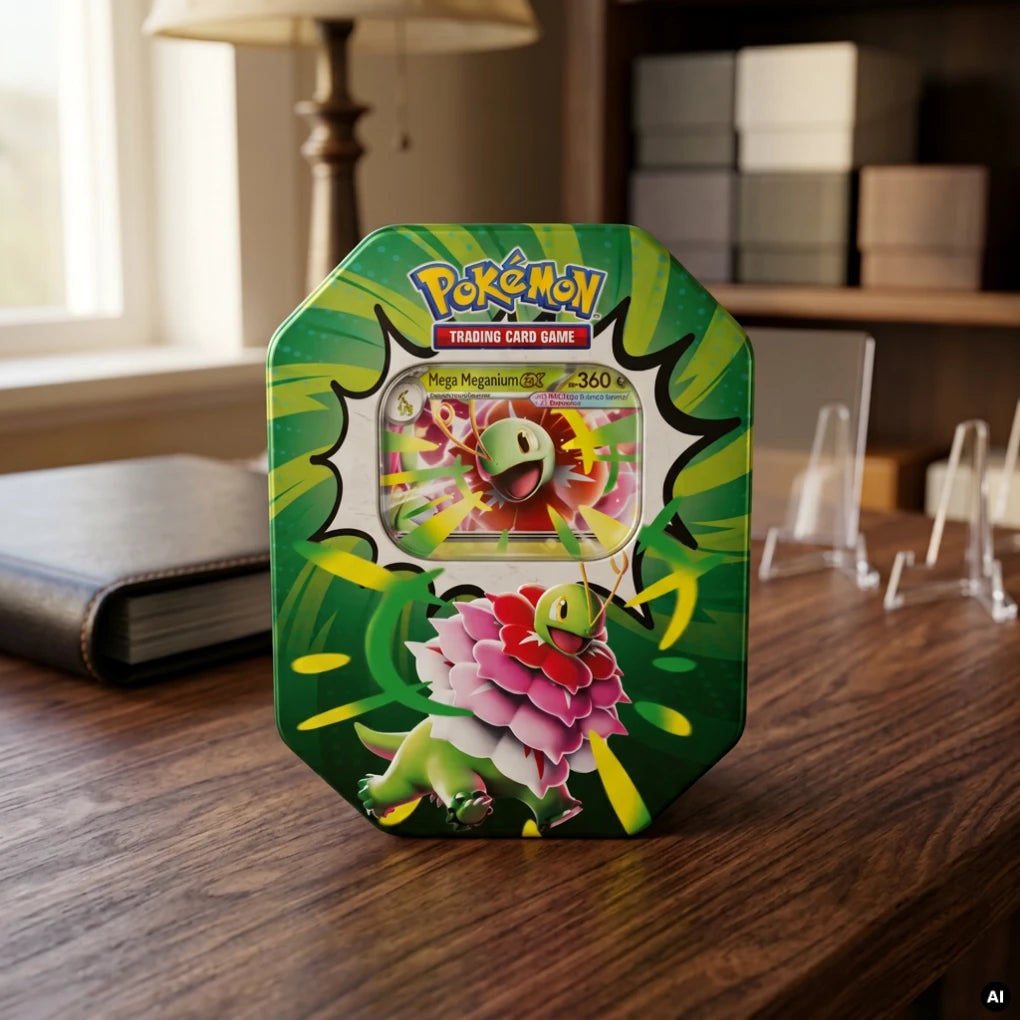 Pokémon - Ascended Heroes Mega Meganium ex Lata - Inglés