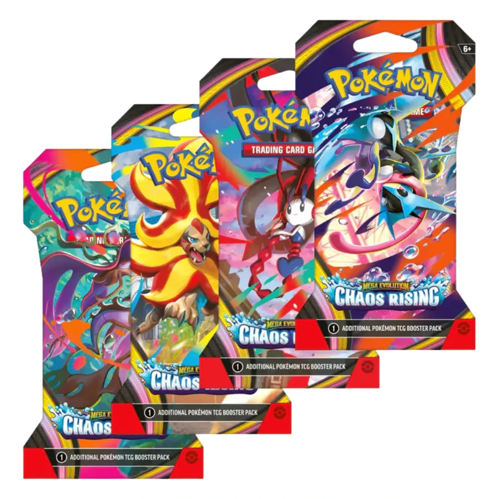 Pokémon - Mega Evolution: Chaos Rising 1x Sobre con funda - EN