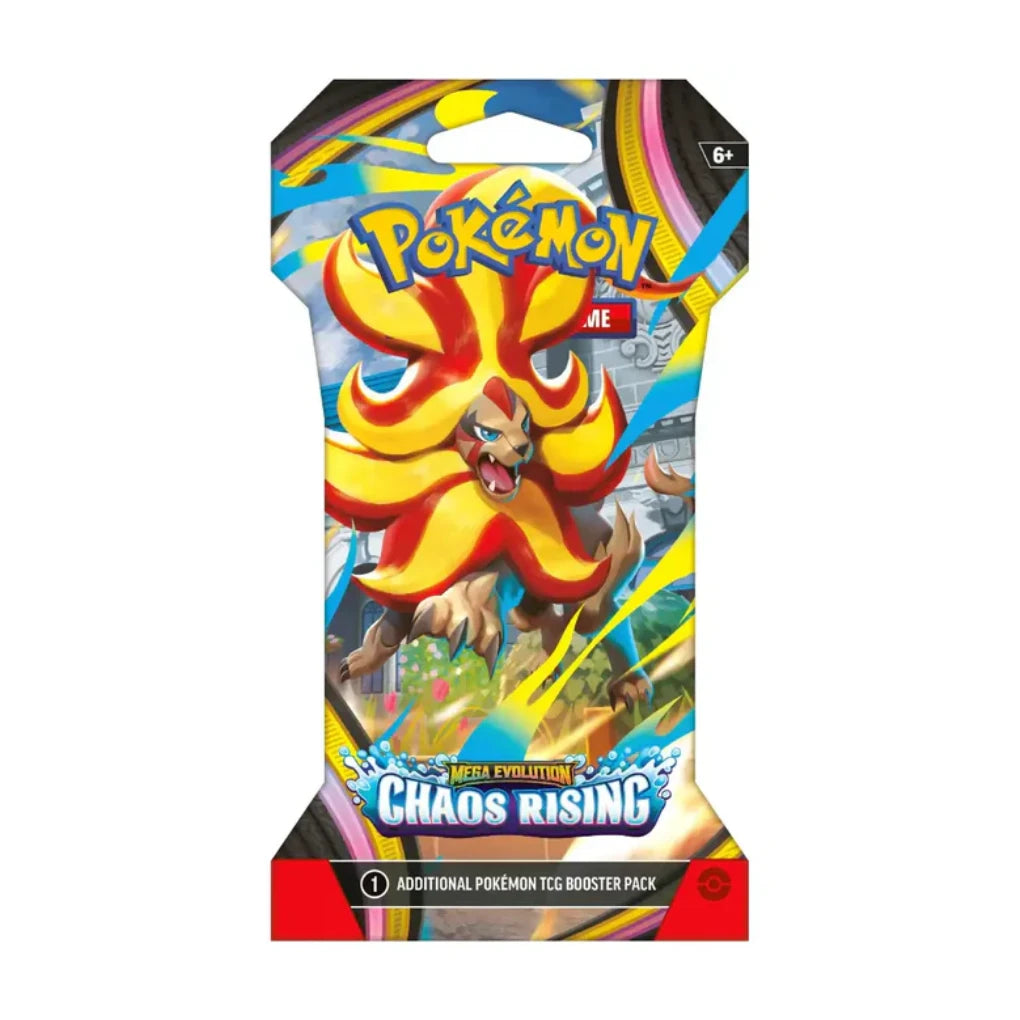 Pokémon - Mega Evolution: Chaos Rising 1x Sobre con funda - EN