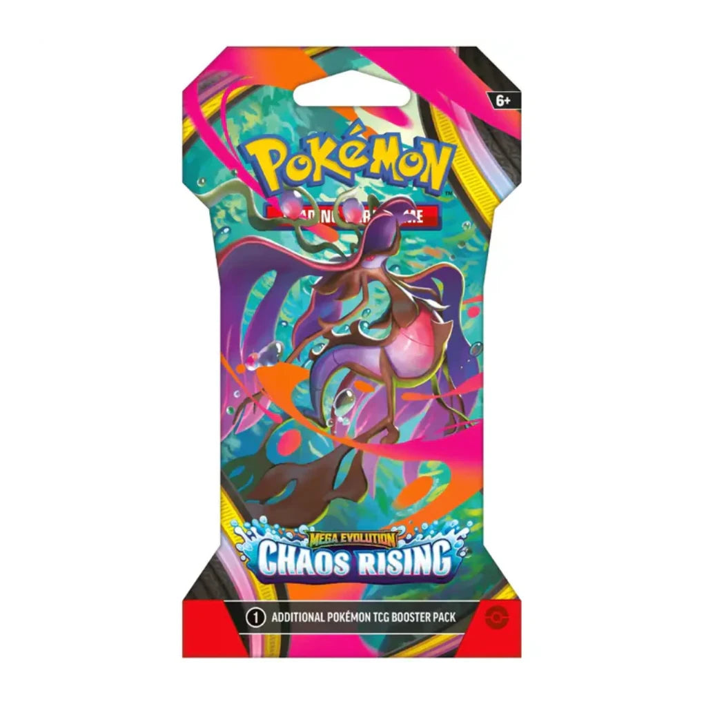 Pokémon - Mega Evolution: Chaos Rising 1x Sobre con funda - EN
