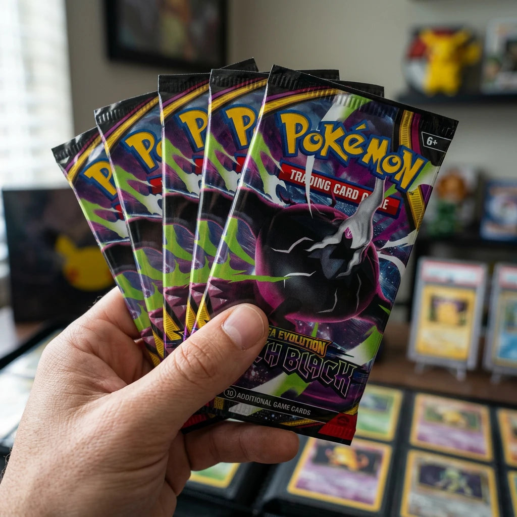 Pokémon - Caja de sobres Mega Evolution Pitch Black - Inglés